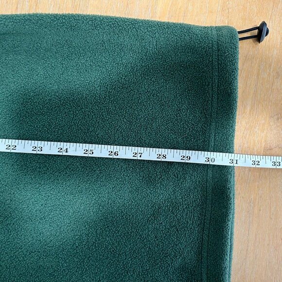 New York Jets Fleece Sweater Jacket Sz L Green NFL Football Quarter Zip Pullover - Picture 9 of 9